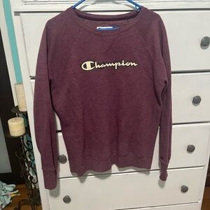 Champion Burgundy Athletic Sweatshirt